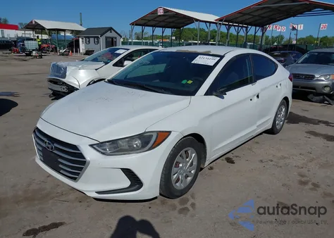 2017 Hyundai Elantra Se from USA, damaged, VIN 5NPD74LF7HH054513